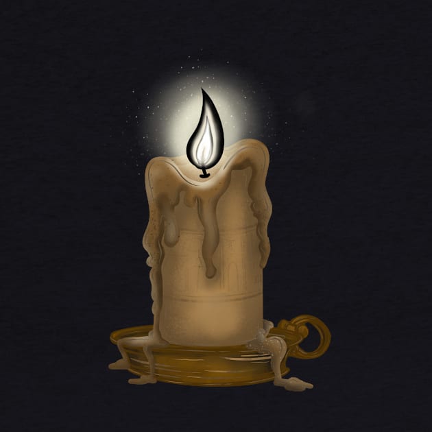 Black Flame Candle by BCGotschall